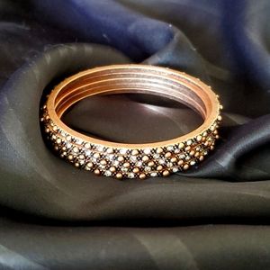 Set of 5 Copper/Rose Gold Premier Designs Bangles